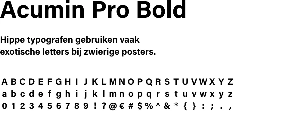 Acumin Pro Bold