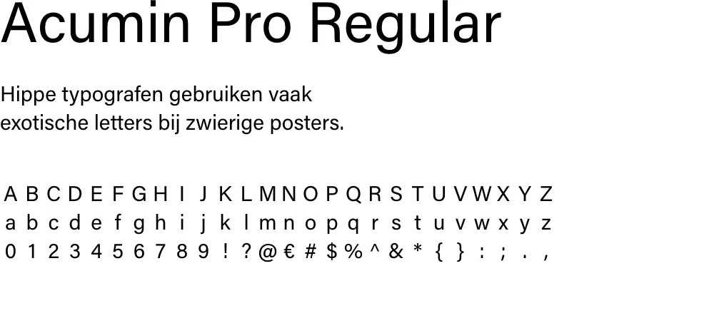 Acumin Pro Regular