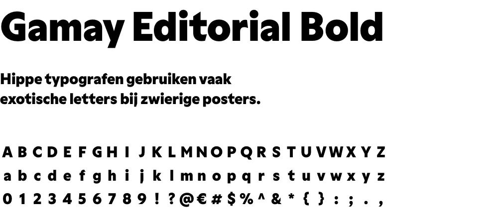 Gamay Editorial Bold